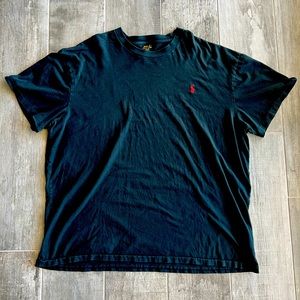 Polo Ralph Lauren 2XB (2XL Big) black with red Polo logo.